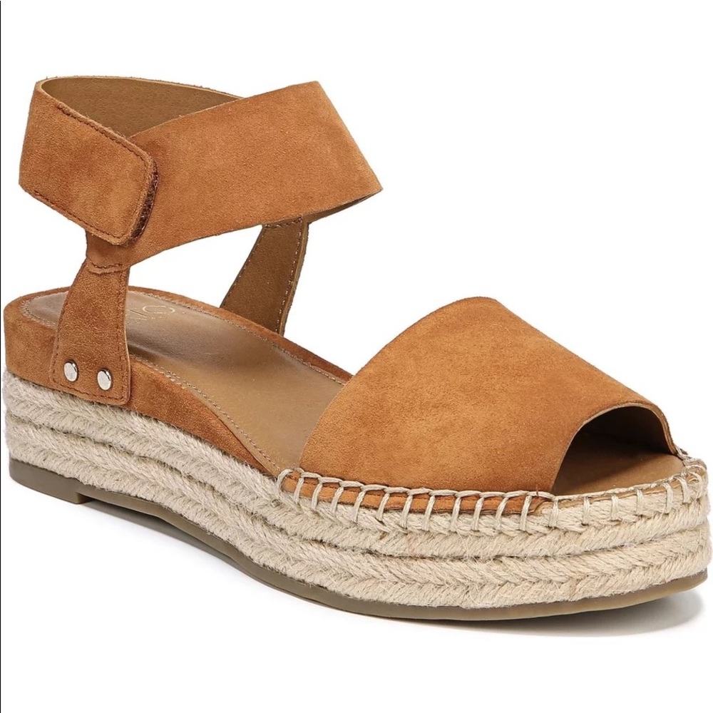 Oak Platform Wedge Espadrille SARTO BY FRANCO SARTO